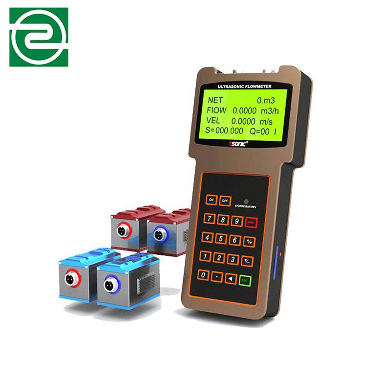 Ultrasonic Flow meter Gas Handheld Clamp On Flow meter