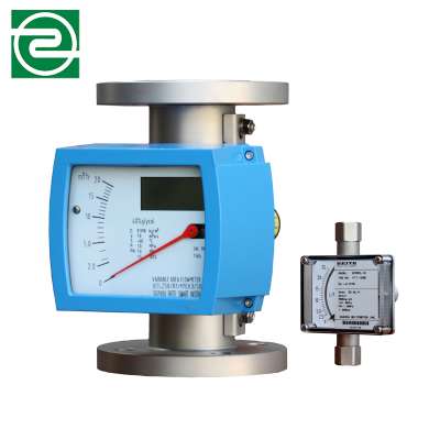 Metal tube air acrylic water rotameter flow meter