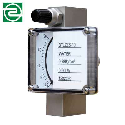 Metal tube flow indicator variable area flow meter cheap rotameter