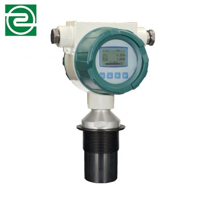 Industrial types of level measurement ultrasonic liquid level meter sensor which is controlled by microprocessor